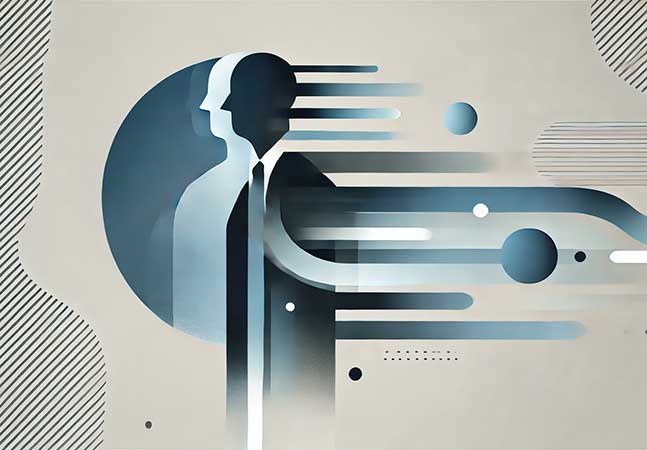 Abstract image of an executive